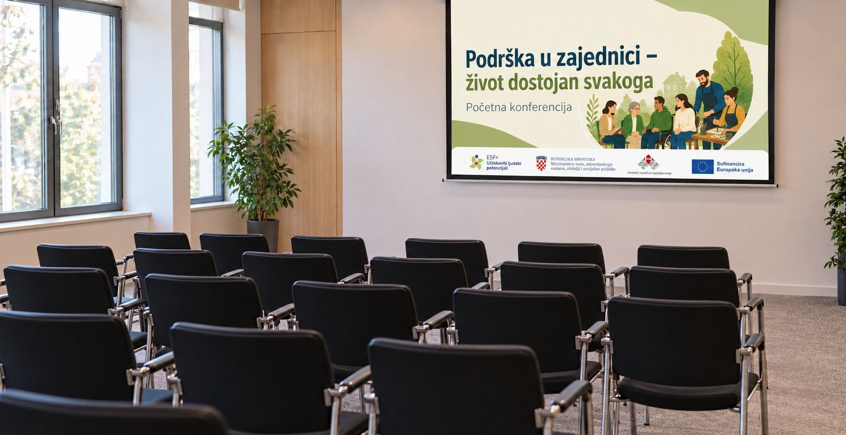 Održana početna konferencija projekta „Podrška u zajednici – život dostojan svakoga”
